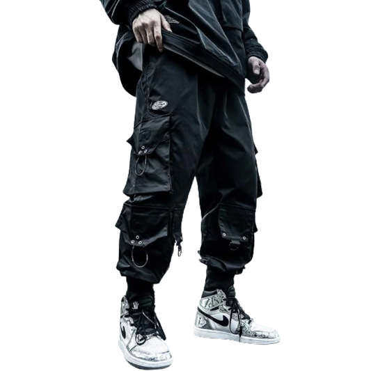 TWG-02 Black Cargo Pants