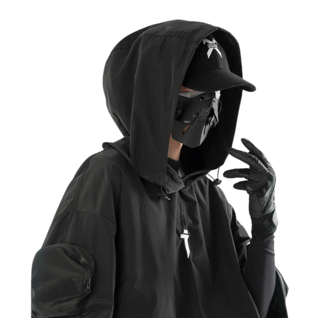 Open- Set Functional Hooded Short Coat