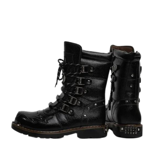 Winter Motorcycle Punk Boots