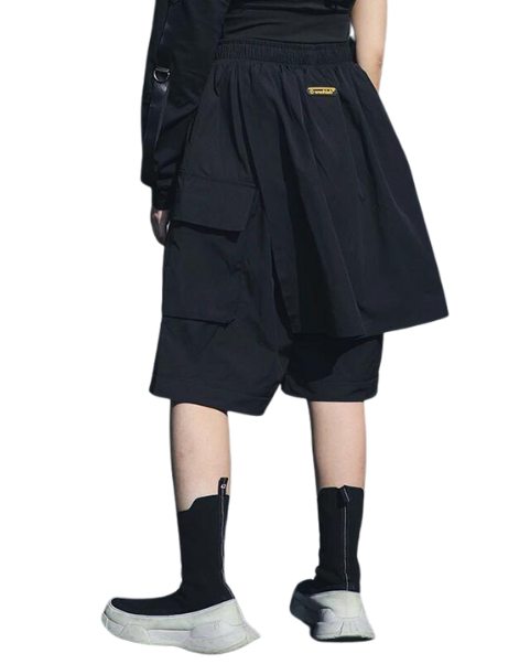 Japanese Samurai multi-layer Cargo Shorts