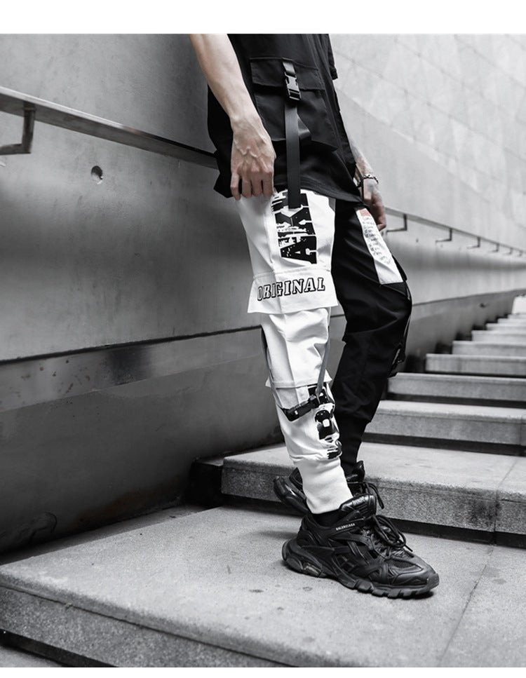 GIANTS™ Black And White Cargos - TechWearGiants