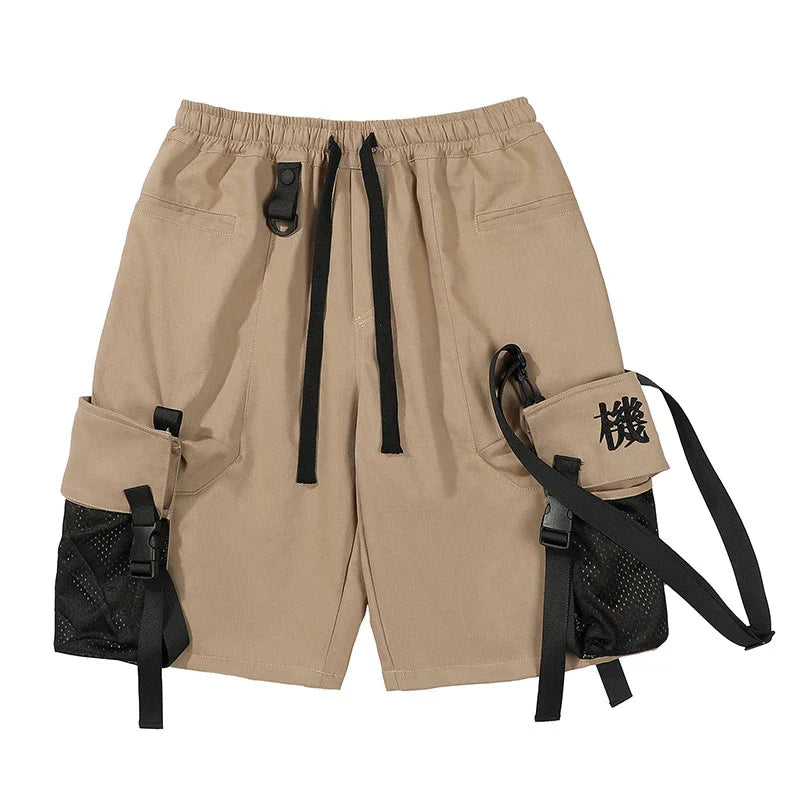 Futuristic Level-1 Cargo Shorts - Transformable Pockets