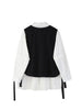 Women's Loose Vest And Shirt