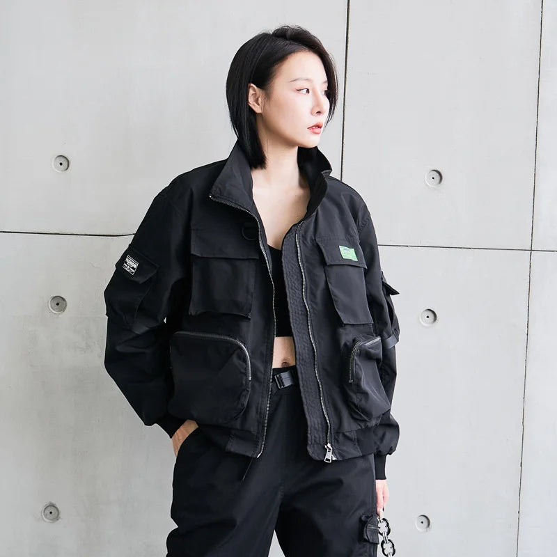 Dark Symphony Womens Bomber Jacket