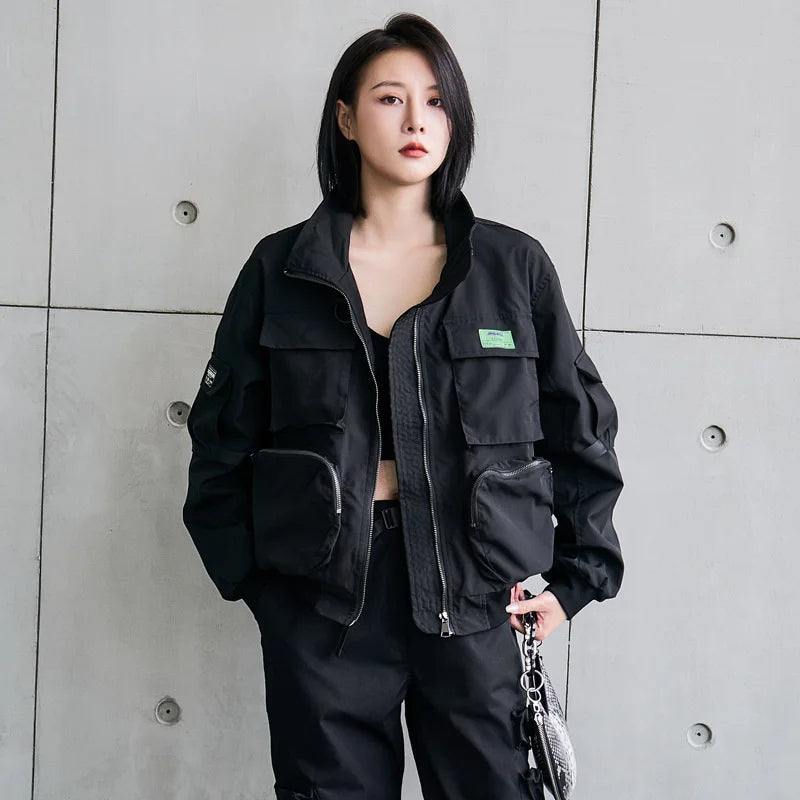 Dark Symphony Womens Bomber Jacket