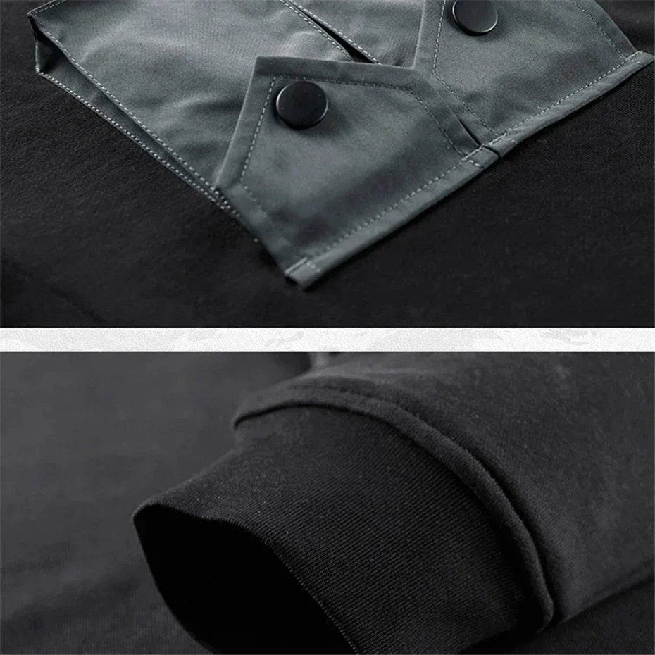 Techwear Tactical Pocket- Sweatshirt