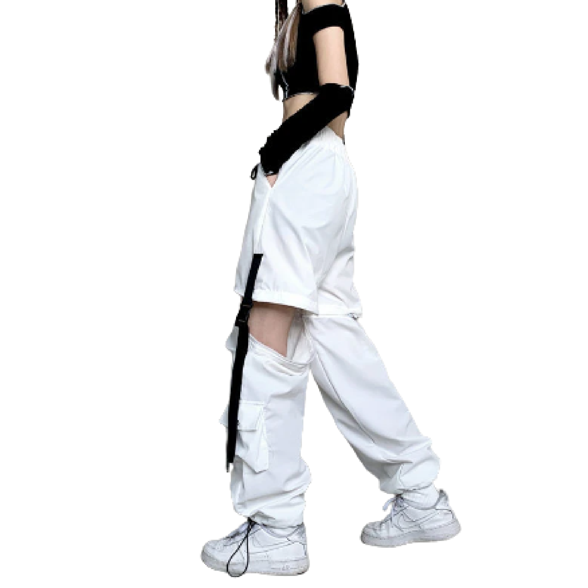 Unique Hybrid Split Cargo Pants/Shorts with Detachable Feature