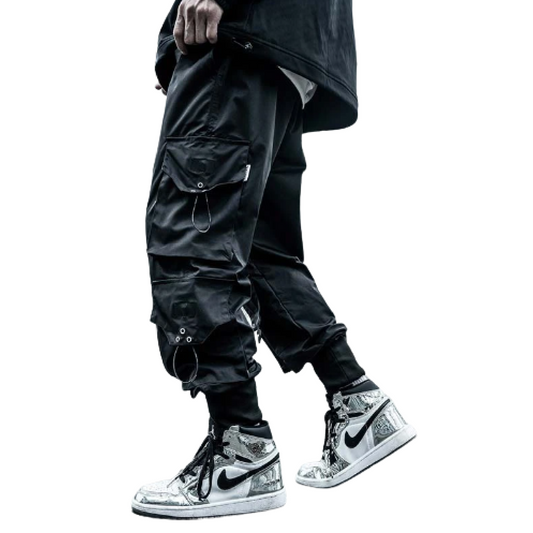 TWG-02 Black Cargo Pants
