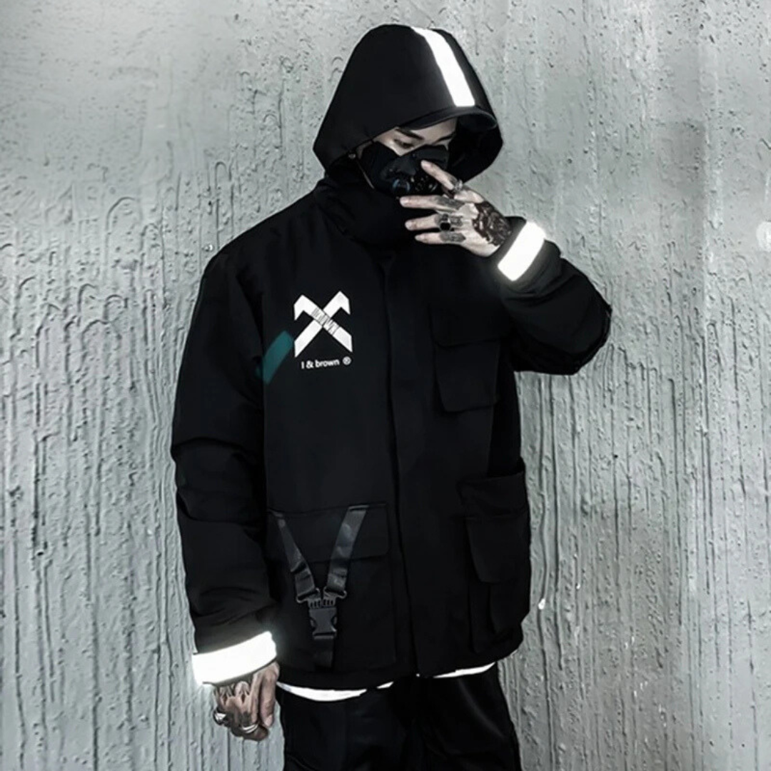 ShadowStrike Reflective Tactical Windbreaker