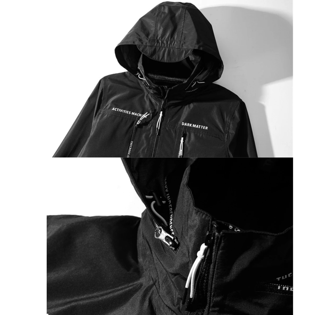 StealthX Hooded Tactical Windbreaker