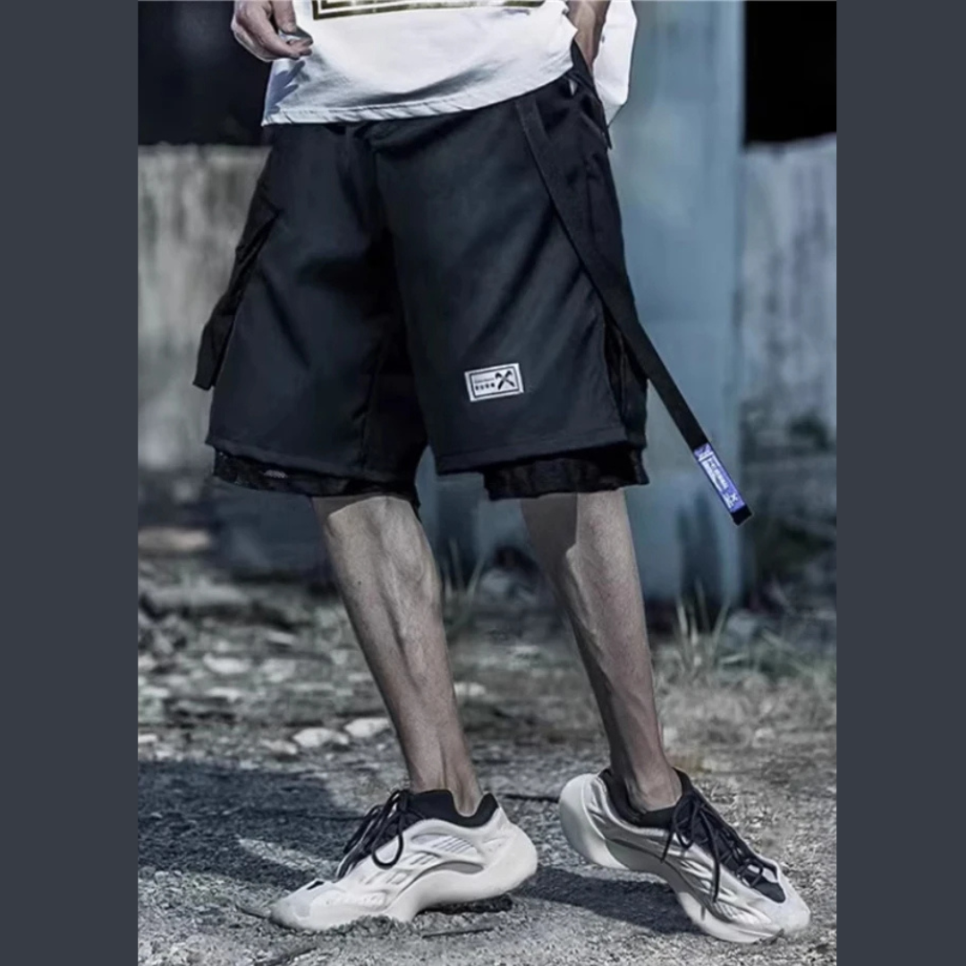 Chromashift Dual-Layer Cargo Shorts