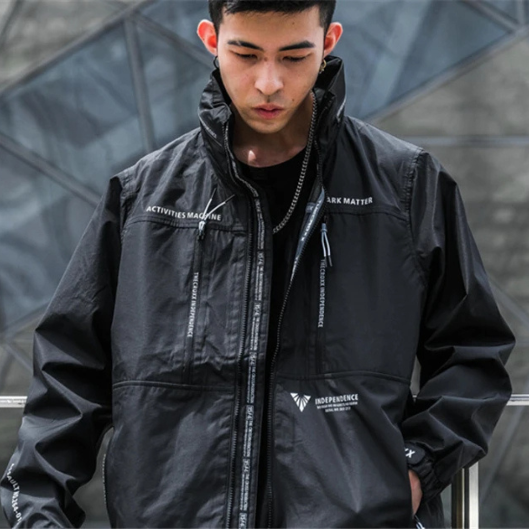 StealthX Hooded Tactical Windbreaker