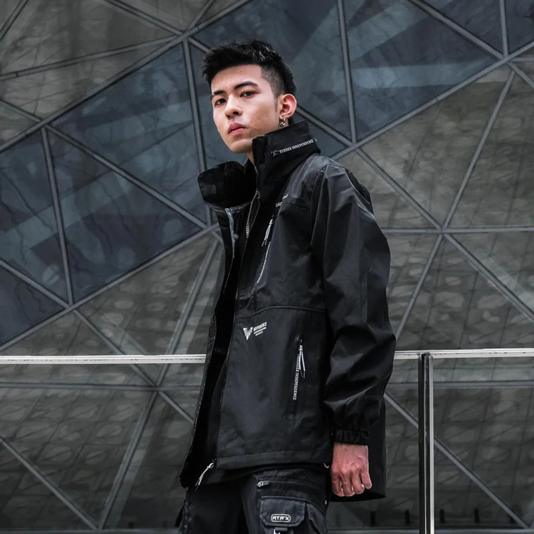 StealthX Hooded Tactical Windbreaker