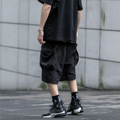Nylon Ninja-Wear 3D MultiPocket Cargo Shorts
