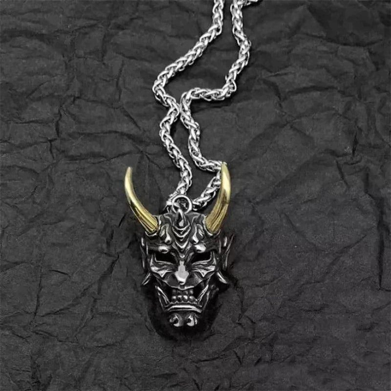 Exquisite Gothic Ghost Mask Pendant