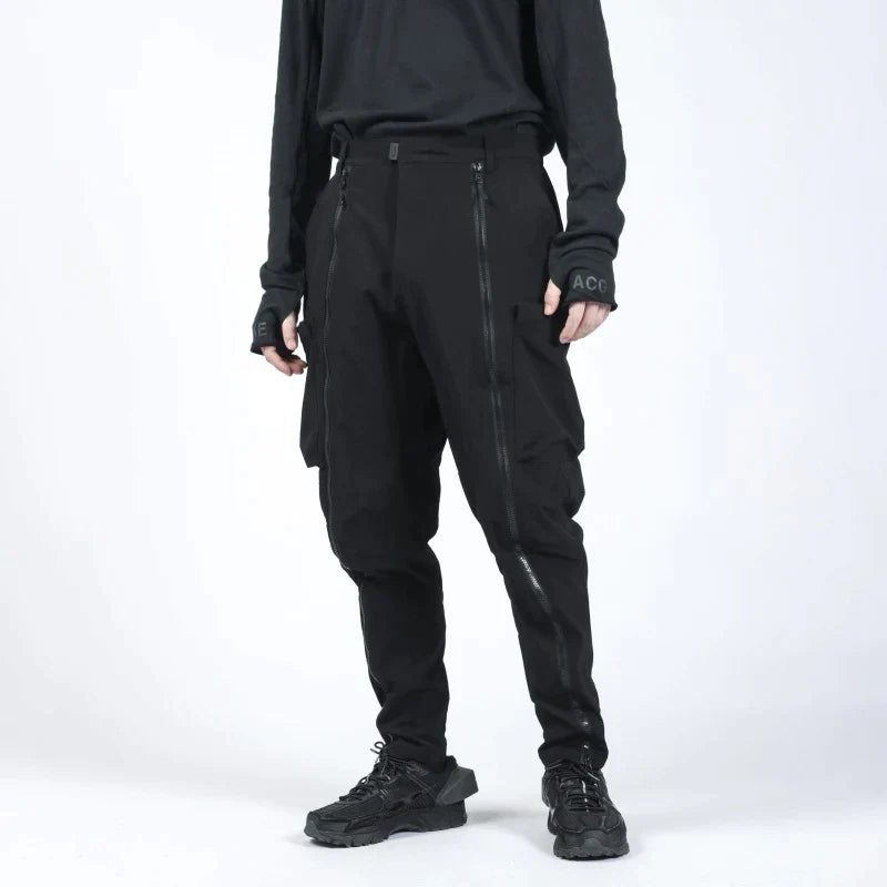 Size Adjustable Z-Leg Zipper Functional pants
