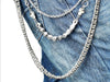 Waist Metal Skull Chain