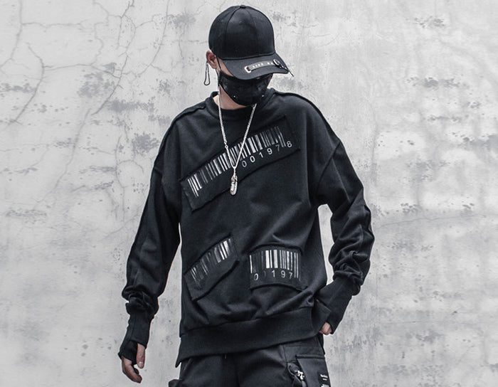 Barcode Techwear Simplicity Hoodie