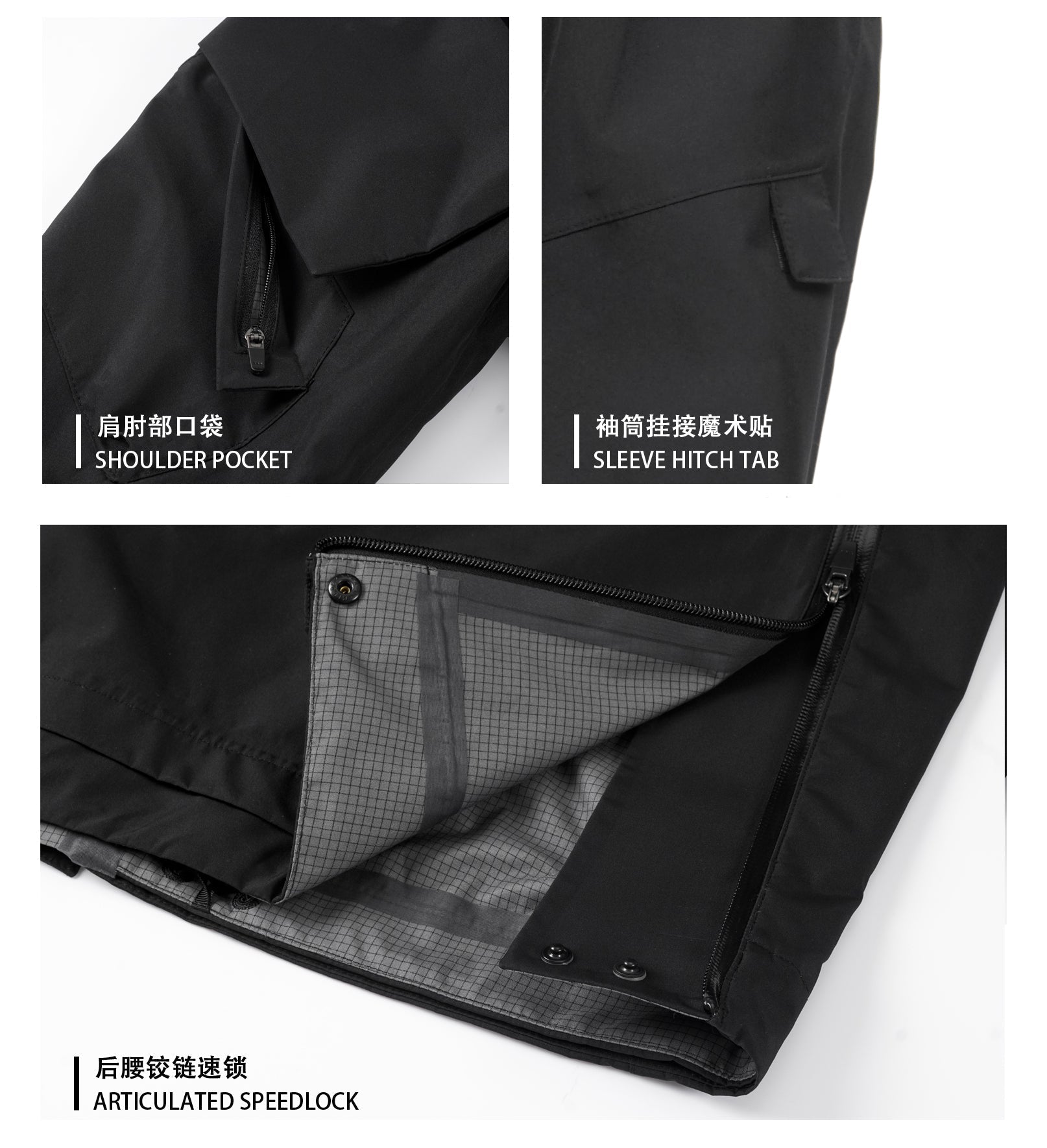 Magnetic-Membrane Carrier System Techwear Jacket