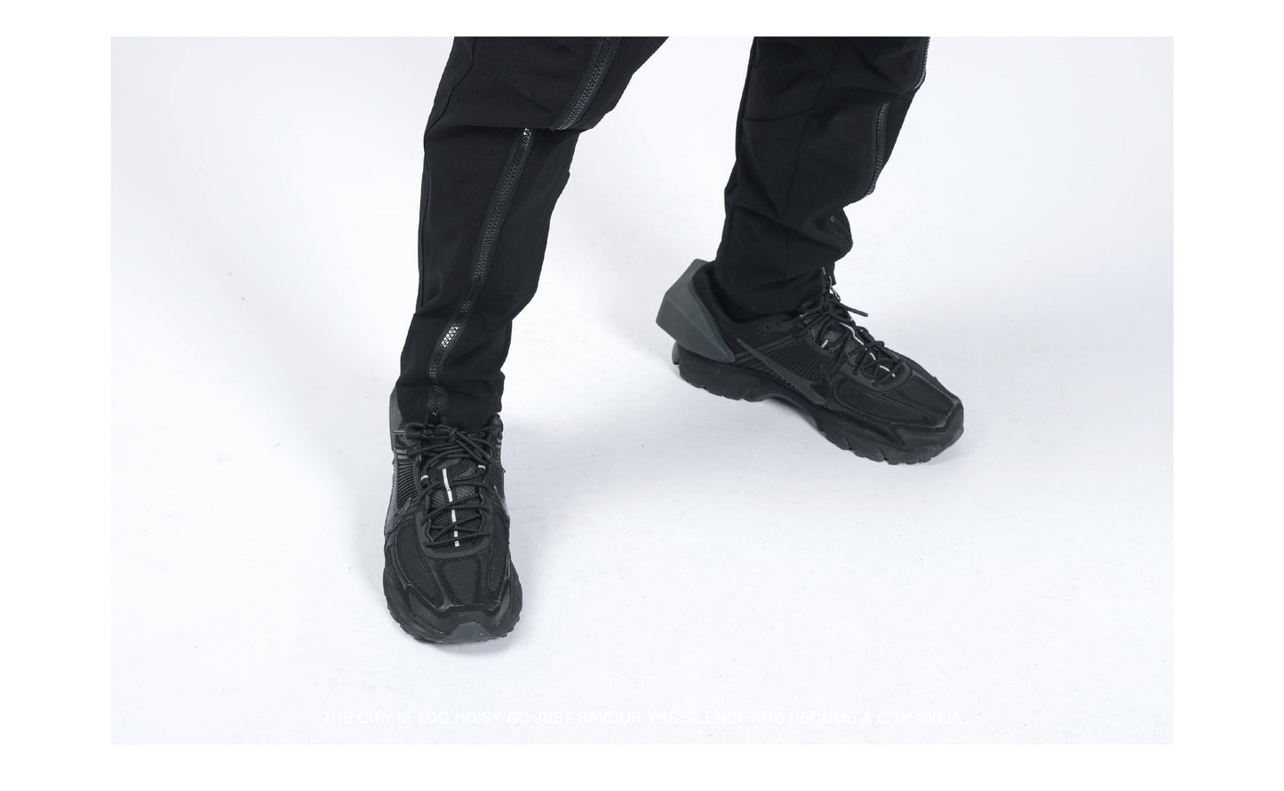 Size Adjustable Z-Leg Zipper Functional pants