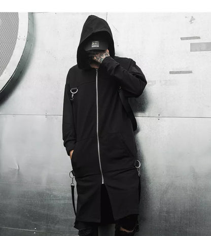 Cyberpunk Patchwork trench coat