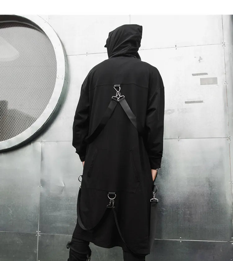 Cyberpunk Patchwork trench coat