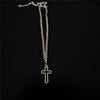Vintage Gothic Hollow Cross Pendant