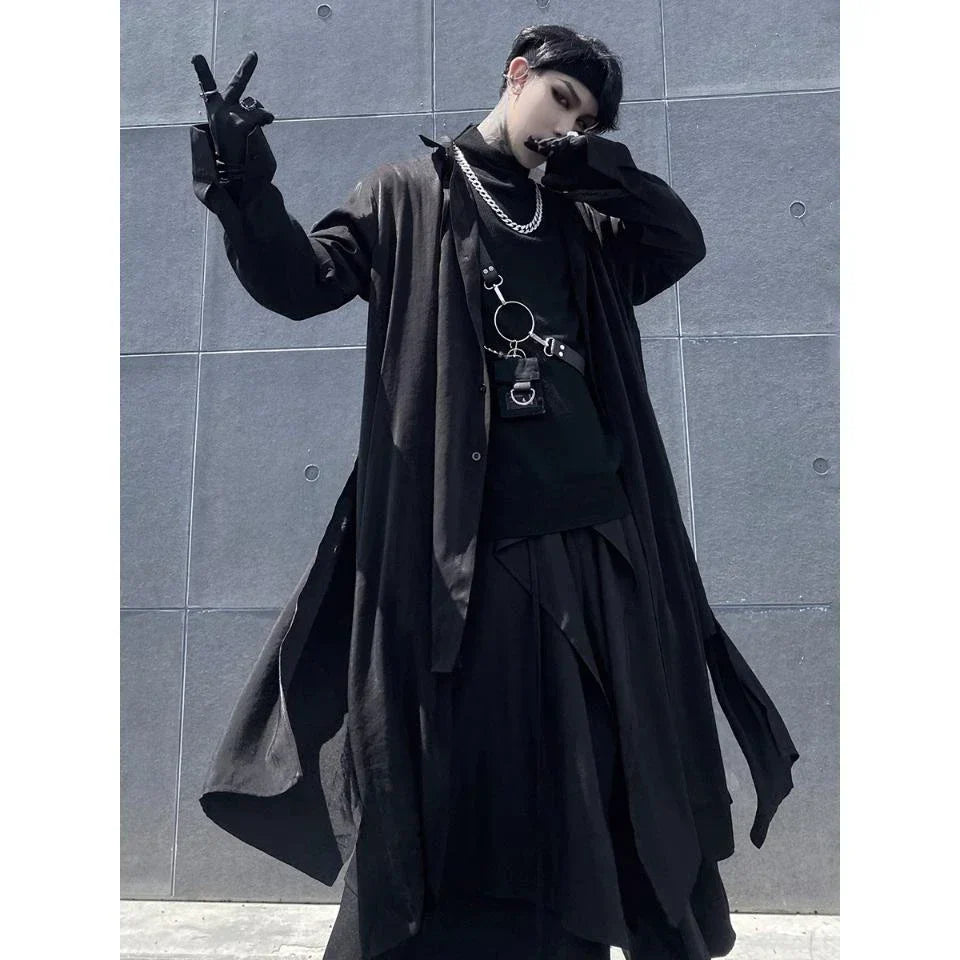 Grim Reaper's Respite Long Cardigan Coat