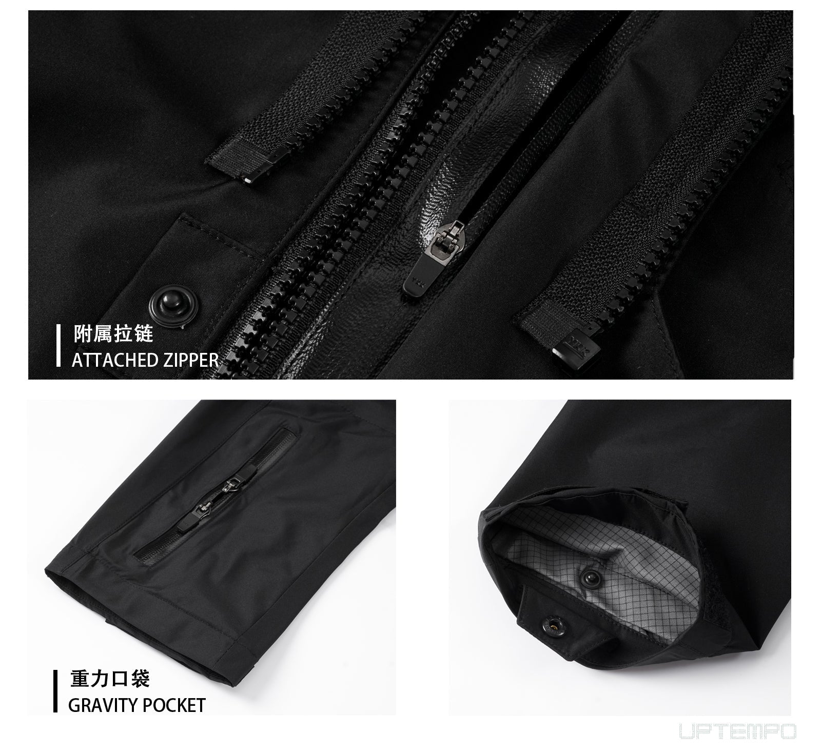 Magnetic-Membrane Carrier System Techwear Jacket