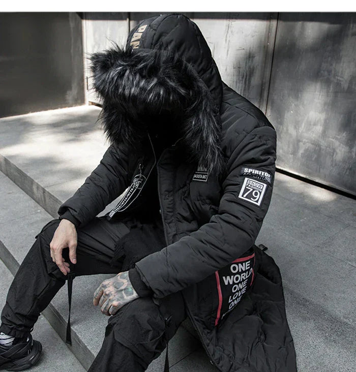 Winter Hooded Thick Parkas Jacket