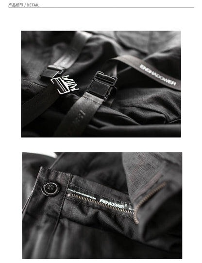 The Soldiers Pledge Paratrooper-Camo Warcore Cargo Pants with straps