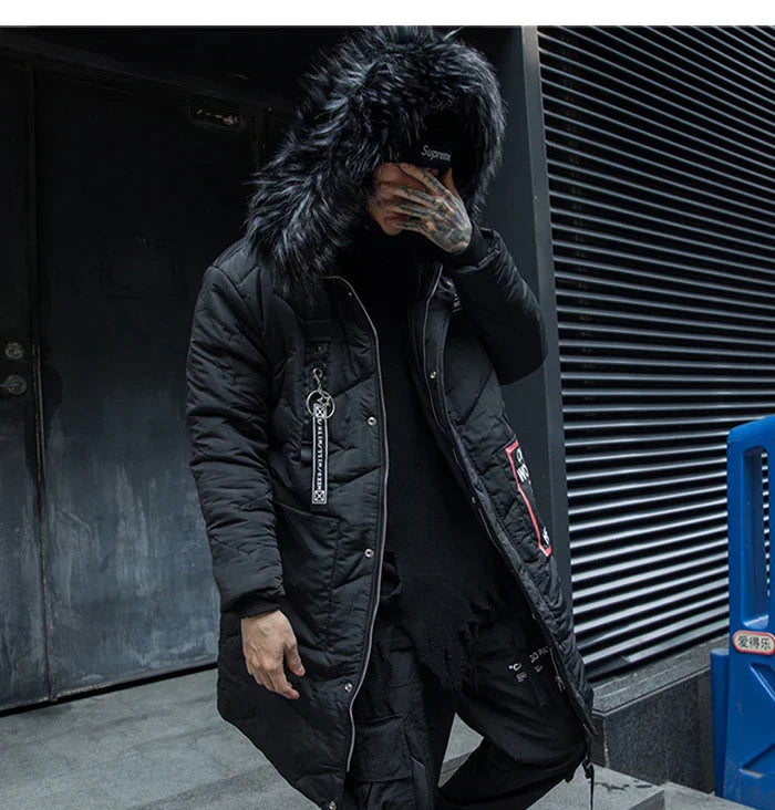 Winter Hooded Thick Parkas Jacket