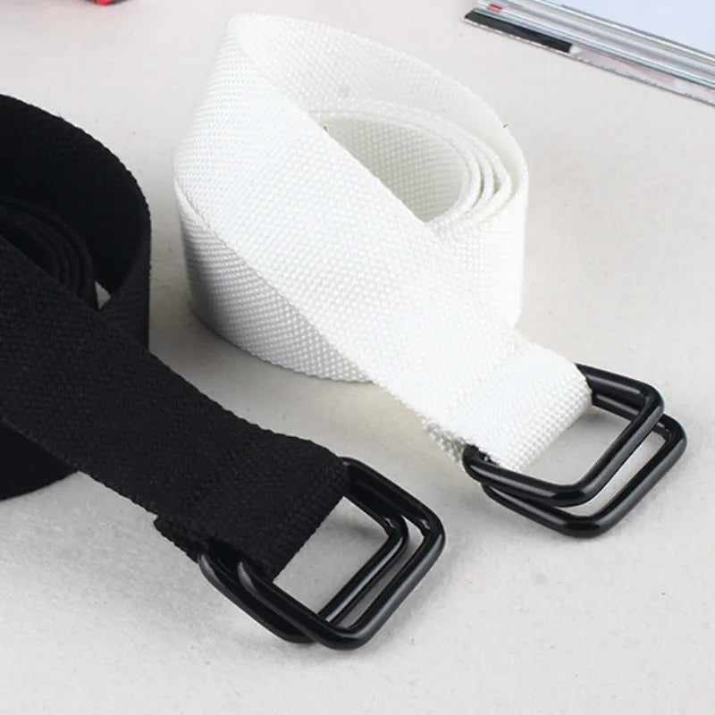 Double Buckle Nylon Harajuku Buckle Belt