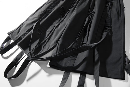 Detachable Strap Techwear Shorts