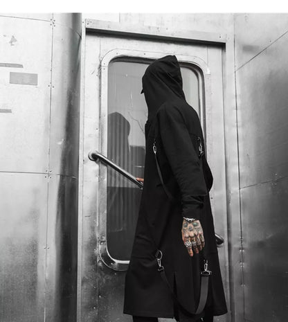 Cyberpunk Patchwork trench coat