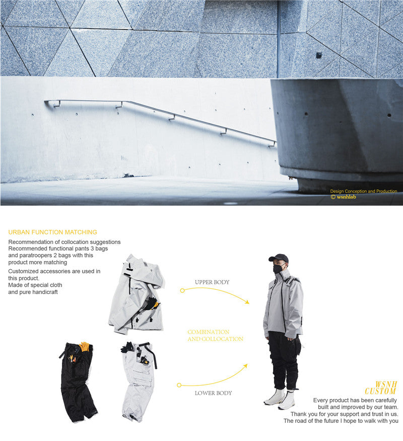 Functional SCM Side Pockets Techwear Cargos