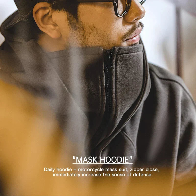 American Techwear Cargo Mask-Hoodie