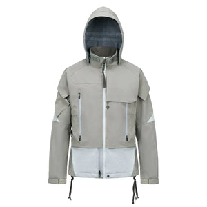 Waterproof Paneled storm jacket With Carrier System