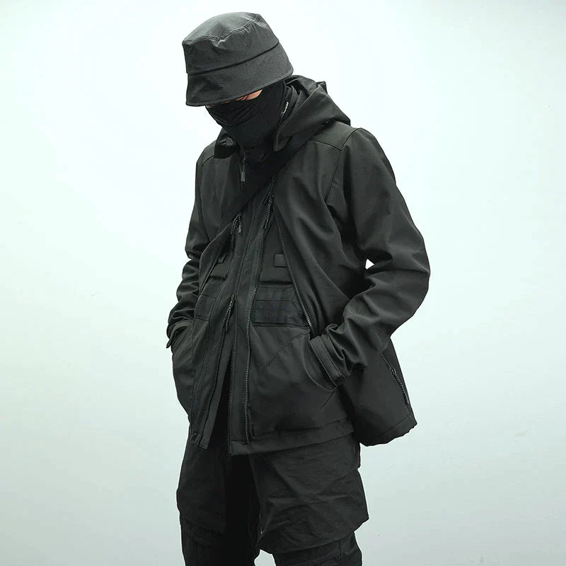 Softshell Scout Jacket with Hidden Molle Interior