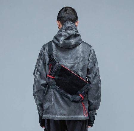 Delusion-Dilemma Washed Techwear Jacket