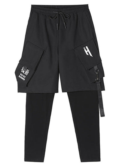 The Soldiers Pledge Splicing Dark Functional Wind Cargo Pants