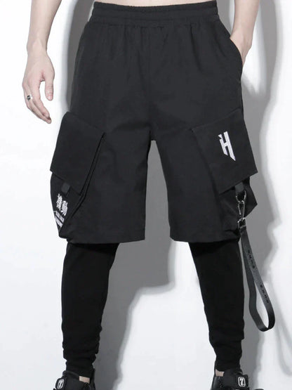 The Soldiers Pledge Splicing Dark Functional Wind Cargo Pants