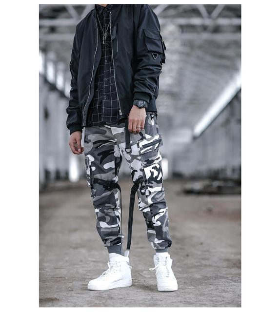 The Soldiers Pledge Paratrooper-Camo Warcore Cargo Pants with straps