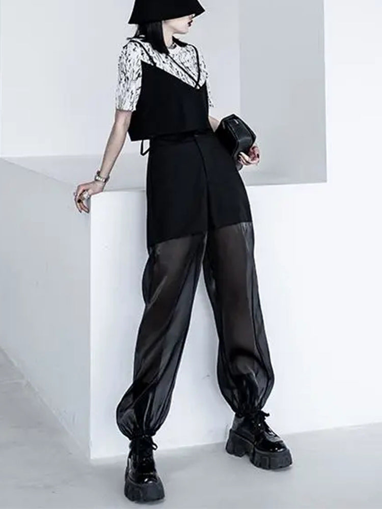 New Streetwear Semi-perspective Cargo Pants