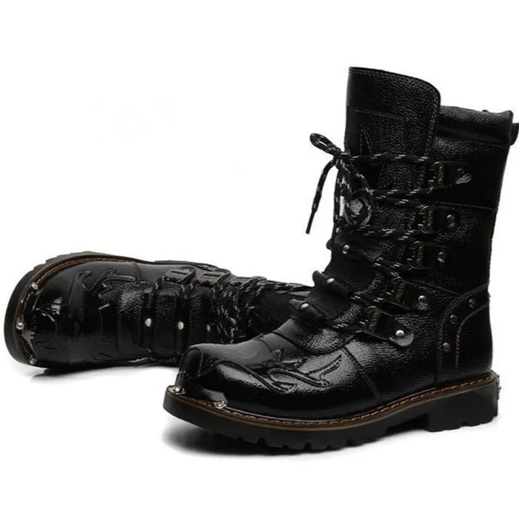 Winter Motorcycle Punk Boots