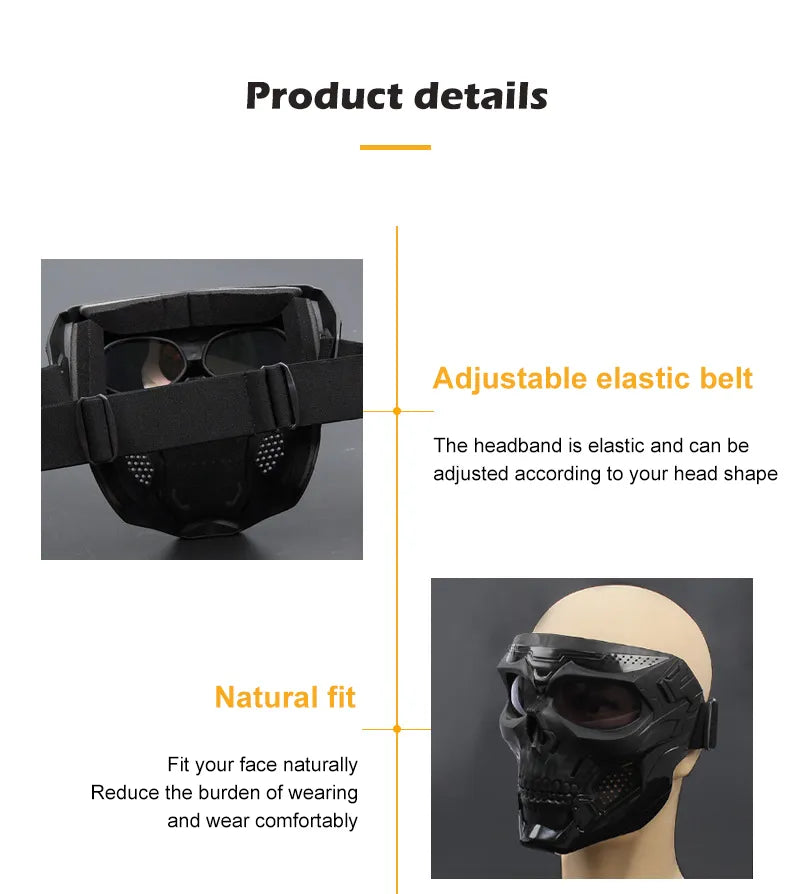 Tactical Protection Helmet Skeleton Mask