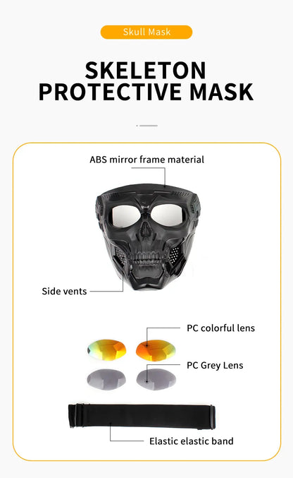 Tactical Protection Helmet Skeleton Mask