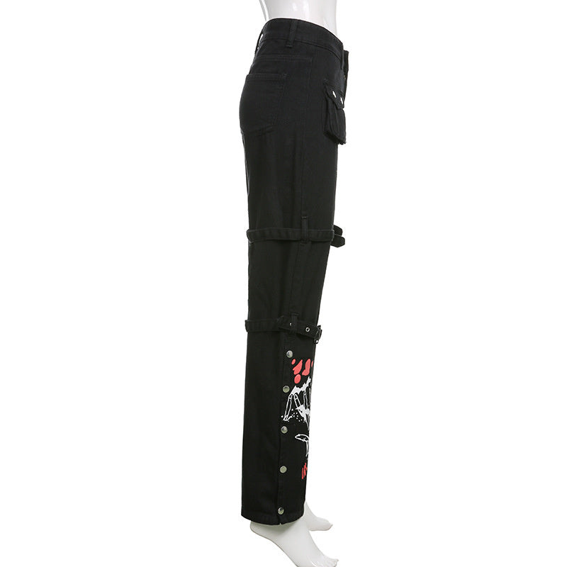 Gothic Punk Warcore Cargos