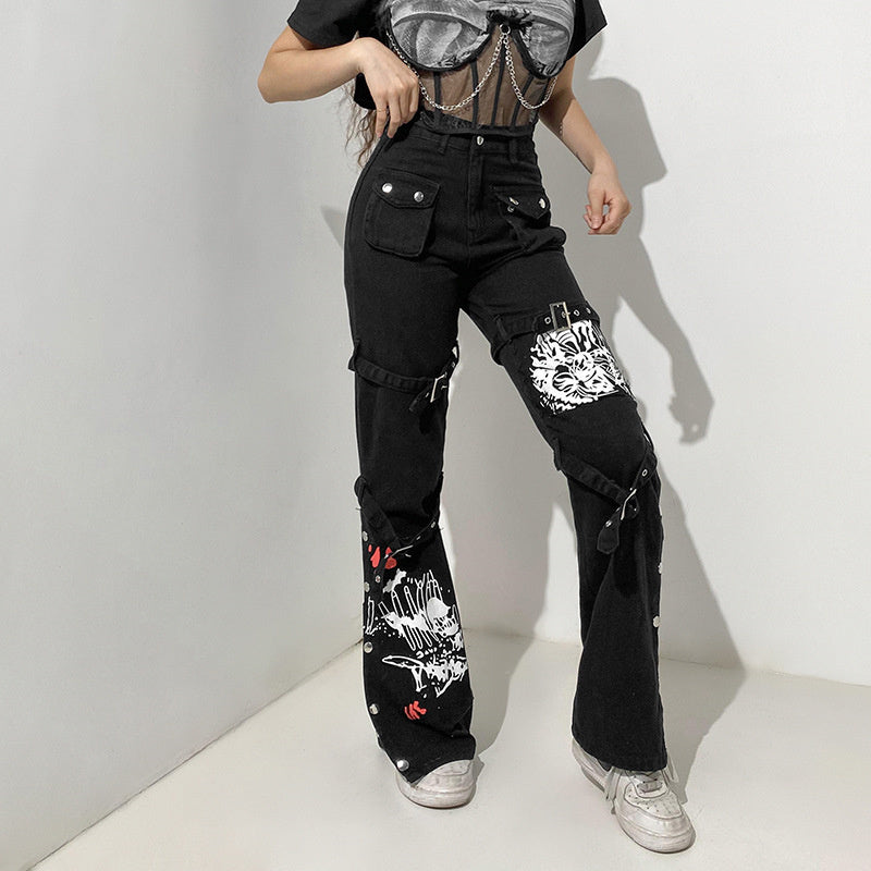 Gothic Punk Warcore Cargos