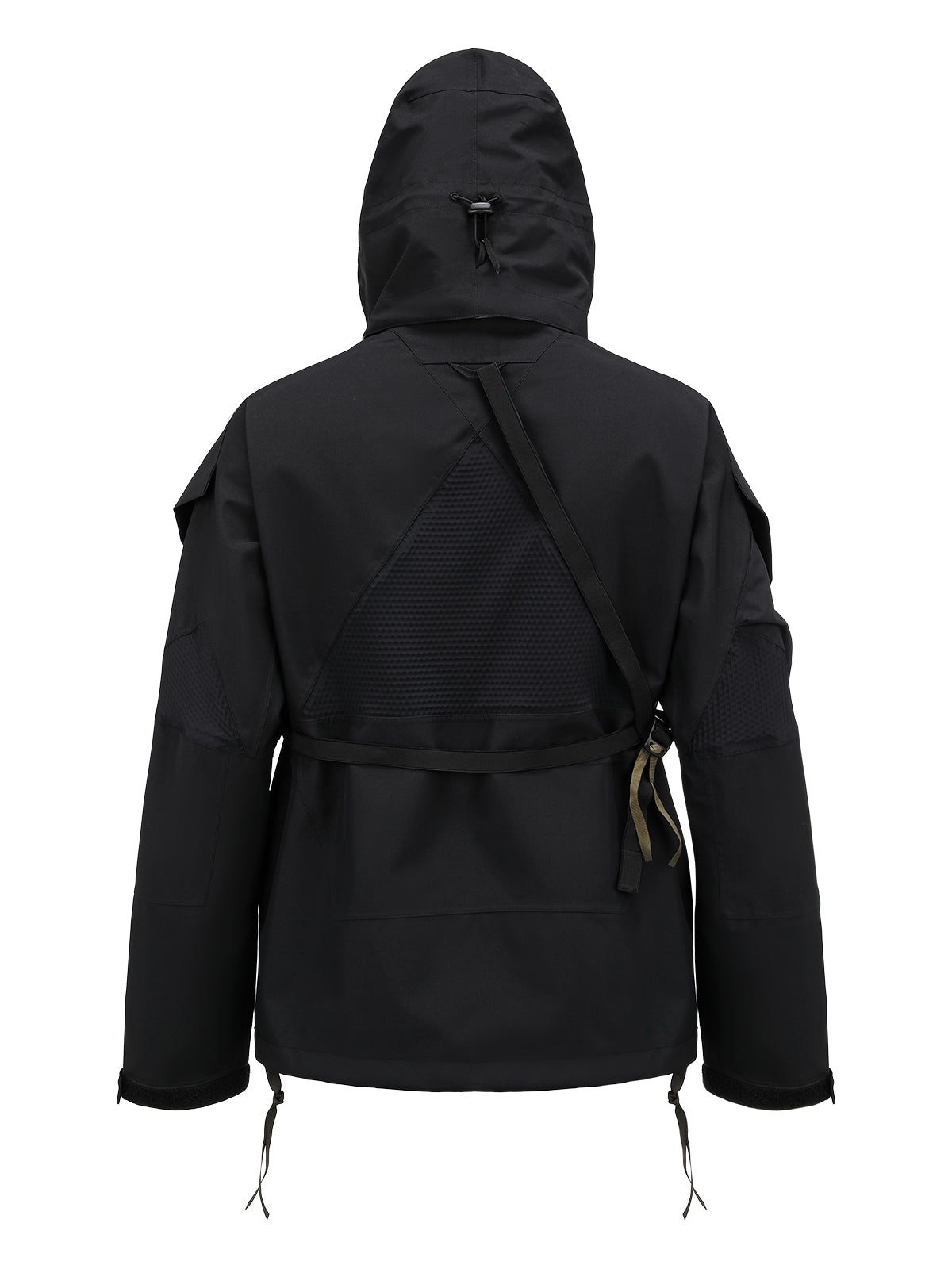 Waterproof Paneled storm jacket With Carrier System